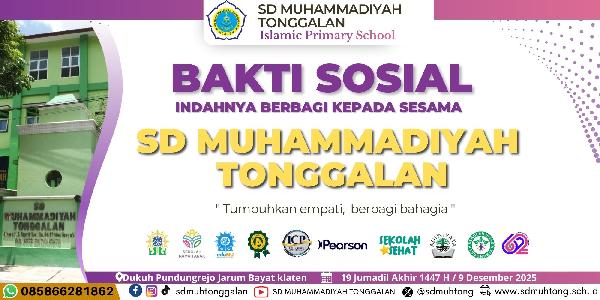 Bakti Sosial SD Muhammadiyah Tonggalan tahun 2025